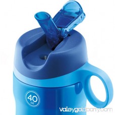 Pogo BPA-Free Plastic Water Bottle with Flip Straw 556107578